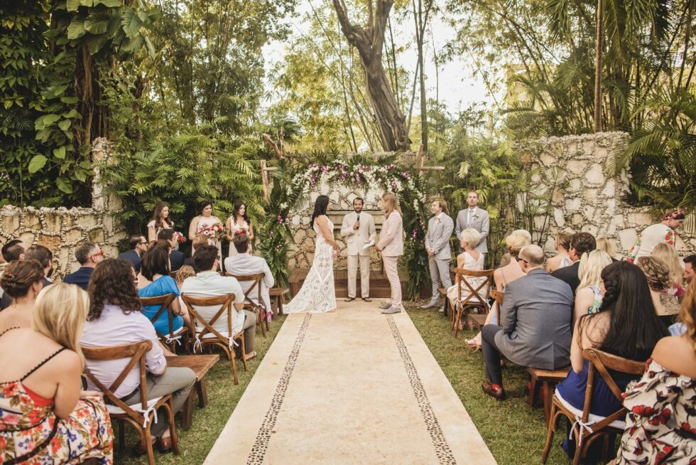Garden & Terrace Wedding Photos in Puerto Vallarta