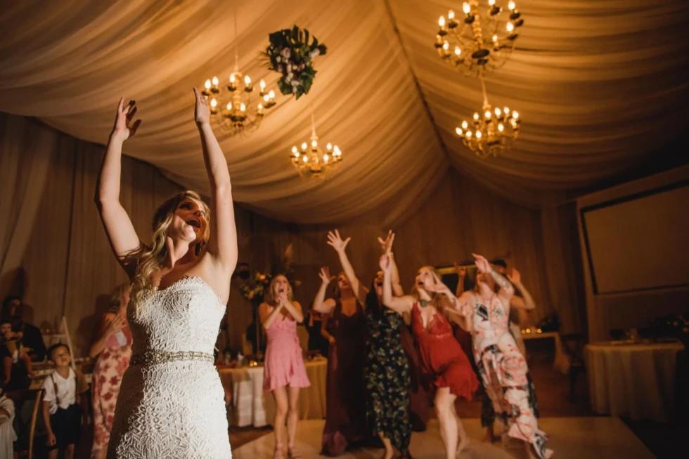 Perfecting the Bouquet Toss: Timed Shots in Puerto Vallarta