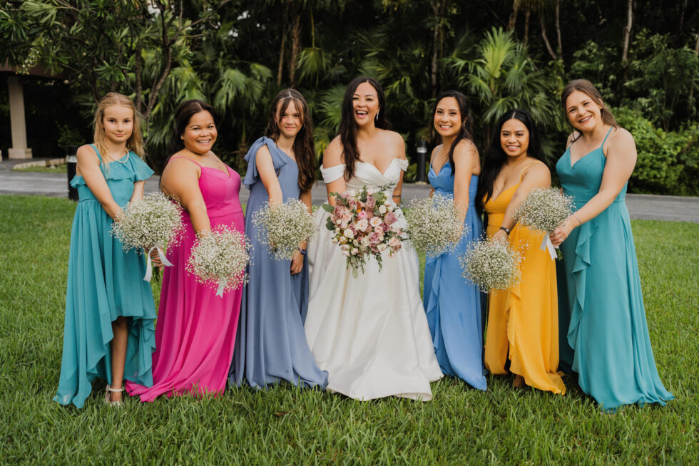 Pop of Color: Bridesmaid Dress Trends in Puerto Vallarta
