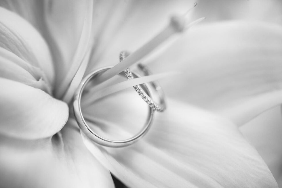 Using Flowers for Wedding Ring Photos in Puerto Vallarta