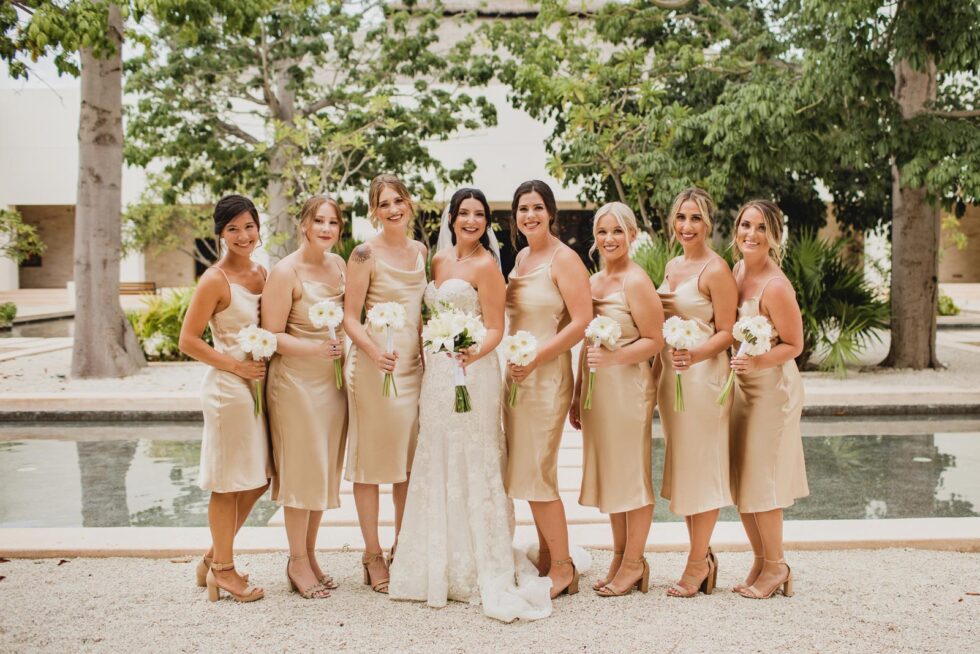 Why Bridesmaids Wear Same Dresses? Puerto Vallarta Tradition.