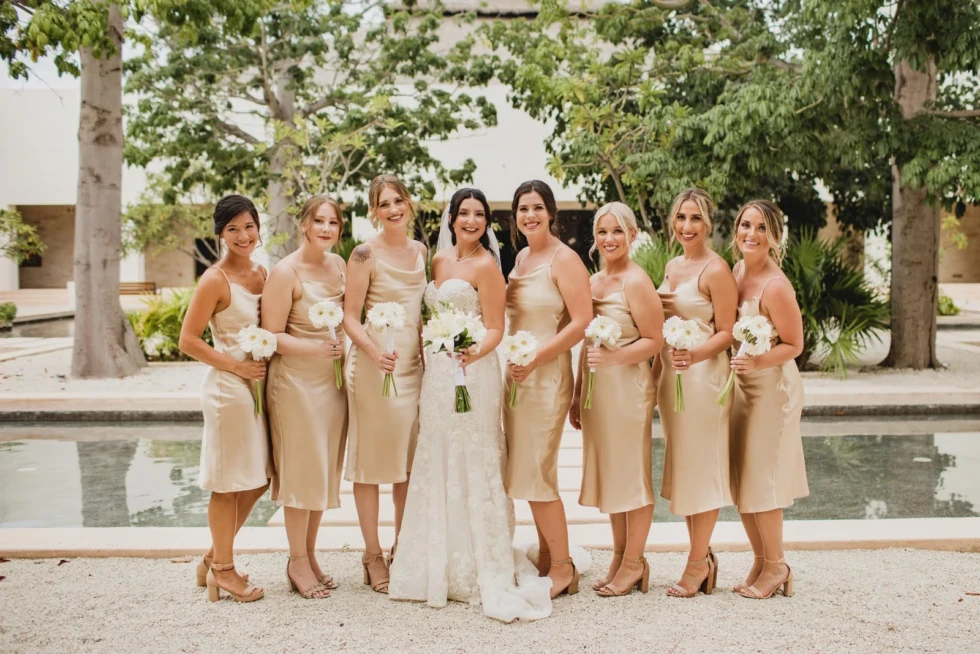 Why Bridesmaids Wear Same Dresses? Puerto Vallarta Tradition.